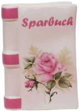 Spardose rosa Rose Sparbüchse