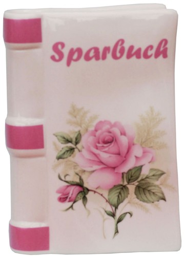 Spardose rosa rose sparbüchse - spardose,