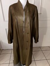 **Christ** Luxus Ledermantel mit hochwertiger Stickerei - Gr. 38 (M)
