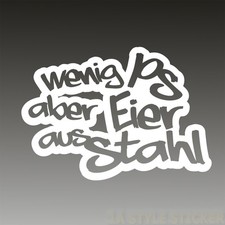 Wenig PS Eier aus Stahl Auto