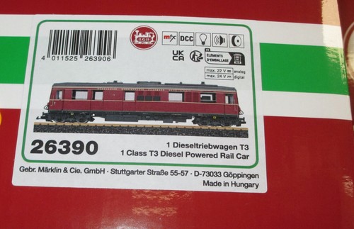 Lgb 26390 dieseltriebwagen t3 - lgb,