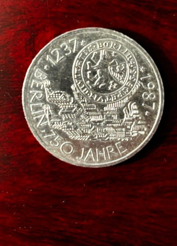 Silbermünze 750 jahre - 750,