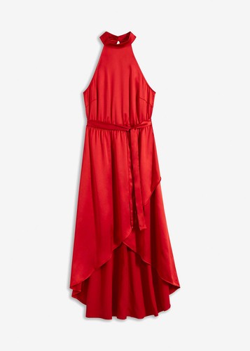 Satinkleid rot damen - 46,