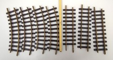 7x LGB Lehmann Gartenbahn Spur G Gleis Schiene 4x Kurve 3x Gerade Nr. 1000 u.a.