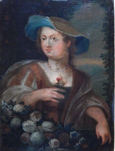 Edle dame als hirtin - dame,