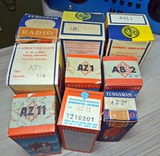 Konvolut 9 NOS-Röhren AZ1