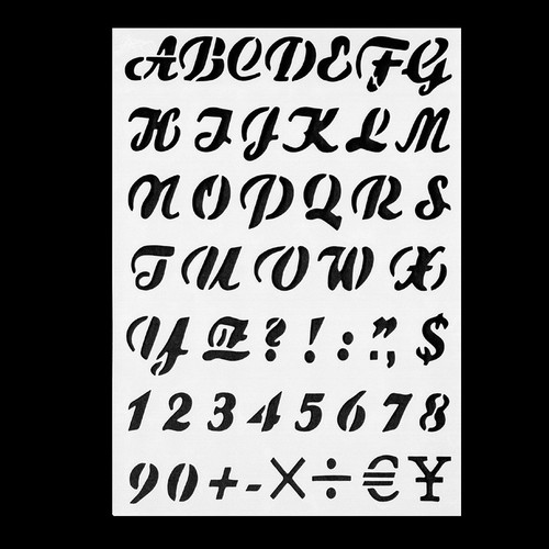 Schablone buchstaben - schablone,