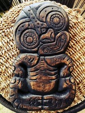 Hei Tiki Aufhänger Holz Handgeschnizt