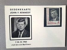 Gedenkkarte " John F, Kennedy