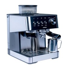 TORNADO Kaffeevollautomat Siebträger-Kaffeemaschine Edelstahl Milchaufschäumer