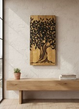 3D Wanddeko Baum 72x58 cm