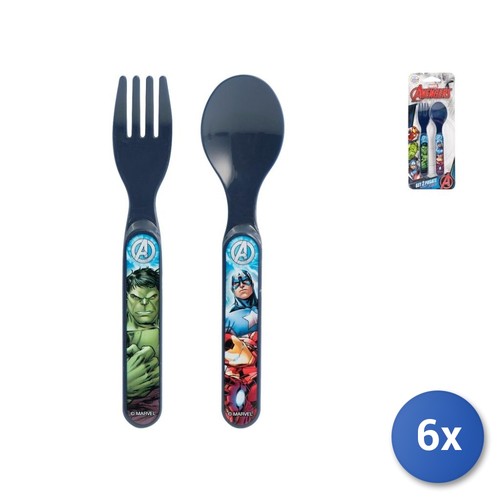 Kinderbesteck avengers - 6x,