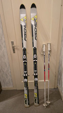 FISCHER PRO SC AIR CARBON Länge 171cm (1,71m) inkl. Bindung Und Skistöcke