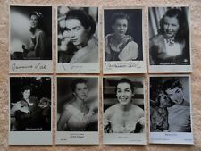 Marianne Koch Sammlung 4 signierte u. 11 unsignierte Autogrammkarten