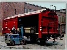 39998065 - Verladung durch Gabelstapler in modernen KmmKs Fotograf Saeuberlich