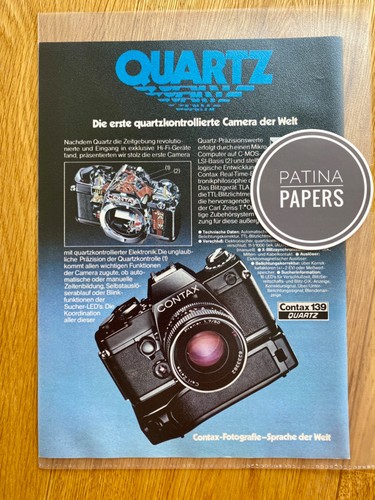 Contax 139 quartz fotografie - contax,