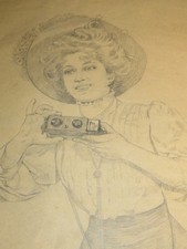 Louis CHALON GROSSE ZEICHNUNG