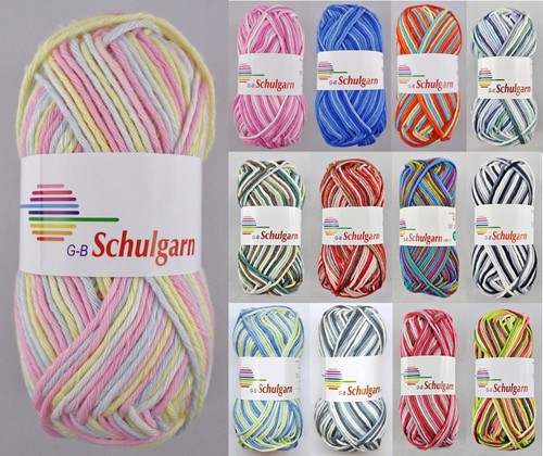 50g schulgarn color - schulgarn,
