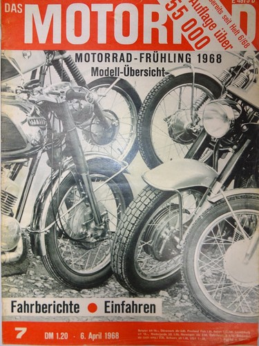Das motorrad 68 - 68, 1968
