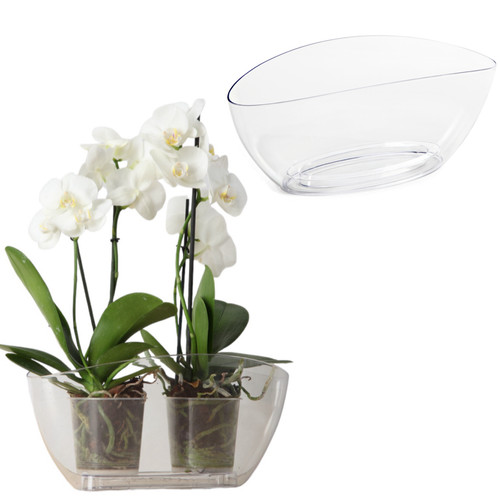 Orchideentopf rund übertopf - ,
