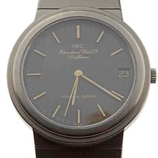 IWC Schaffhausen Porsche Design Sportivo Titan Ref. IW3317 Quartz 32mm Schwarz