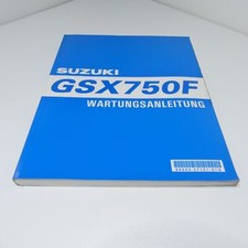 Suzuki GSX750 F Handbuch Werkstatthandbuch Wartungsanleitung Reparaturanleitung