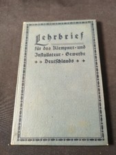 Lehr-Brief um 1890. Lehr-Brief