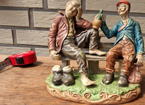 Porzellan figur männer auf - porzellan, 2
