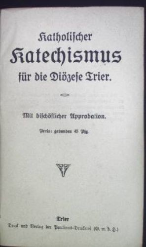Katholischer katechismus für - katechismus,