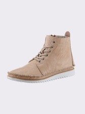 Leder Stiefelette rosa 40