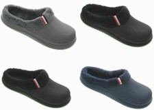 Neu Herren Winter Clogs Warm Gefüttert Hausschuhe Gartenschuhe Gr. 41-46
