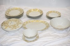Porzellan Rosenthal - Konvolut Geschirr - Gold RandVerzierungen