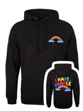I Hate People Unisex Schwarz