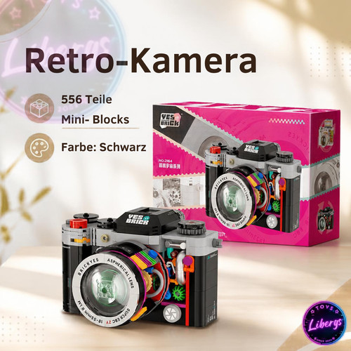 Retro kamera 2164 - kamera, blocks