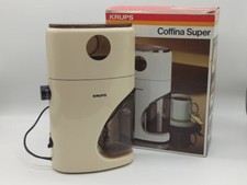 Krups Coffina Super Typ 223 Weiß Kaffeemühle Vintage Retro 70er Neu OVP