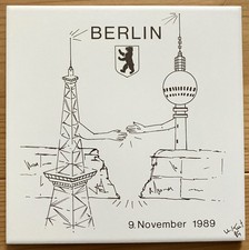 Villeroy & Boch Fliese Kachel - Mauerfall 1989 - Berlin - Sonderedition