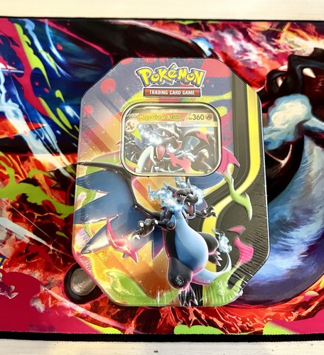 Pokemon mega glurak tin box - pokemon,