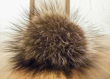 Waschbär bommel echt pelz - bommel,