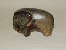 ELEFANT Rudi Stahl Keramik Laufglasur elephant