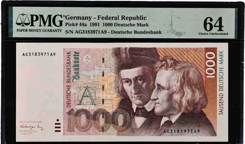 1000 deutsche mark dm - deutsche,