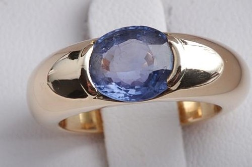 Ring saphir oval 15ct ceylon - saphir,