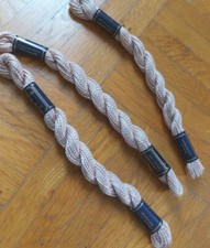 3 Docken Sticktwist, Stickgarn, hellbraun  MEZ 376