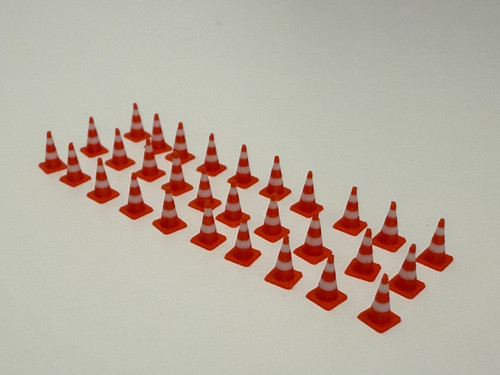 30x leitkegel pylonen - pylonen, 1:87