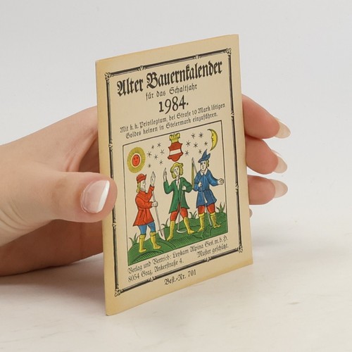 Alter bauernkalender 1984 - alter,