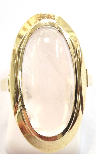 Damen goldring 585 gold - gold, 14