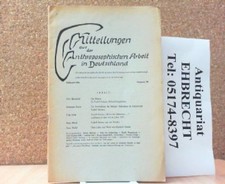 Mitteilungen aus der