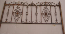 Schmiedeeisen Zaun Eisen Rankzaun Antik Vitoria-Z 190 cm roh Rost