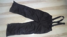 Schneehose Skihose Winterhose Latzhose schwarz Mädchen Jungen Gr. 134 140