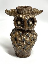 Keramik Figur EULE Handarbeit