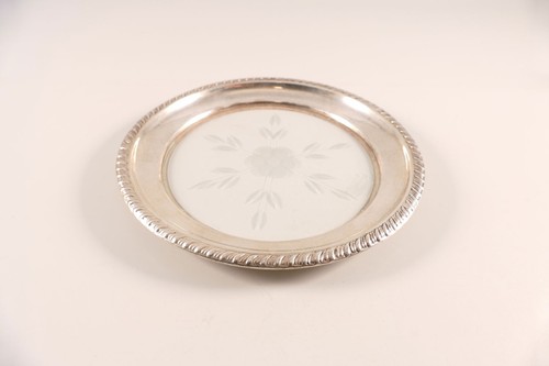 Untersetzer silber glas - silber,